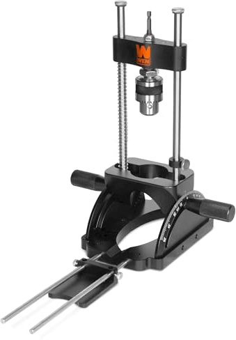 WEN Portable Drill Guide, Heavy-Duty and Adjustable Precision Drill Press (WA1412)