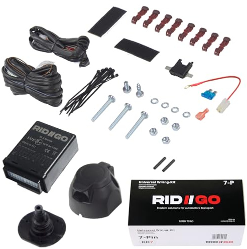 RIDIGO Elektrosatz 7-polig universal für Anhängerkupplung