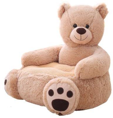 JiaWell Divano Bambini, Sedia Per Bambini, Poltrona Per Divano Animale (orso)