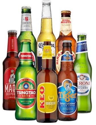 Round the World Lager Beer Gift Set, 8 Pack