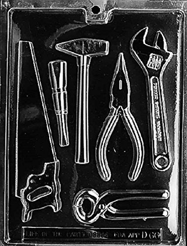 Grandmama's Goodies D066 Tool Assortment Chocolate Candy Soap Mold with Exclusive Molding Instructions…