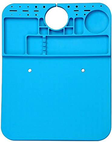 YMOMY Isolation Thermique Antistatique sûre et Pratique Tapis de Soudure pour Microscope Plate-Forme d'entretien résistant à la Chaleur Station Polyvalente antidérapante