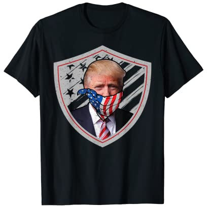 Flagge der USA Trump T-Shirt Bandana Design Präsident Trump T-Shirt