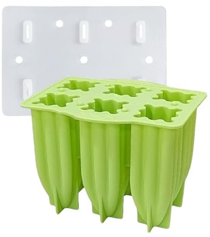 Uozonit Moldes de Hielo,Moldes de Hielo - 6 piezas moldes de hielo para máquina de hielo | Molde de para niños pequeños, moldes de silicona reutilizables para casa, helado,