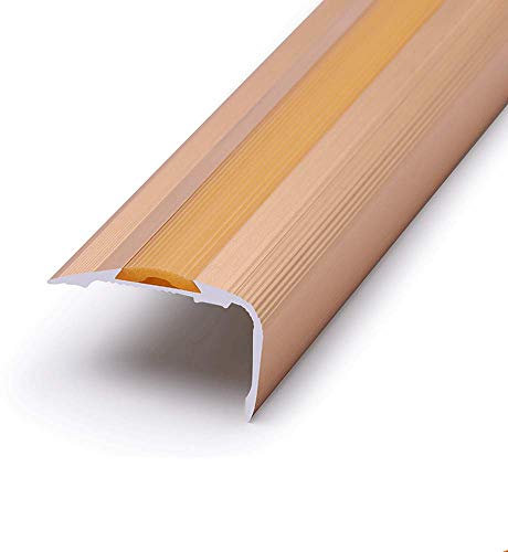 Generisch handlauf Edelstahl aussen Geländer Treppenkantenprofil Treppenkantenprofil selbstklebendes Treppenkantenprofil eloxiertes Aluminium Anti-Rutsch-Treppenkantenprofil 900mm für