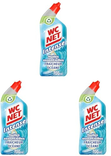 WC Net Intense Gel WC Fraîcheur Océane, 700ml (Lot de 3)
