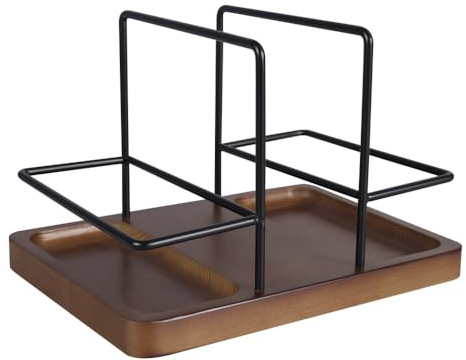 Portatovaglioli da Tavolo, Porta Fazzoletti Piatti Girevole a 360° con Supporto Saliera e Pepiera, Dispenser per Tovaglioli di Carta per Cucina, Bagno, Decorazione da Tavola, Portatovaglioli Bar