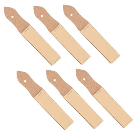 DIYEAH Sacapuntas De Papel De Lija Para Dibujo 6 Piezas Afilador De Lápices De Dibujo Grano Fino Portátil Para Artistas y Estudiantes