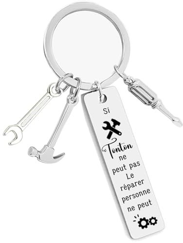 MNBVBV Cadeau annonce grossesse Tonton Porte Clef Tu vas etre Tonton Décapsuleur Cadeau Anniversaire Homme Original Cadeaux de Noël Pour Tonton
