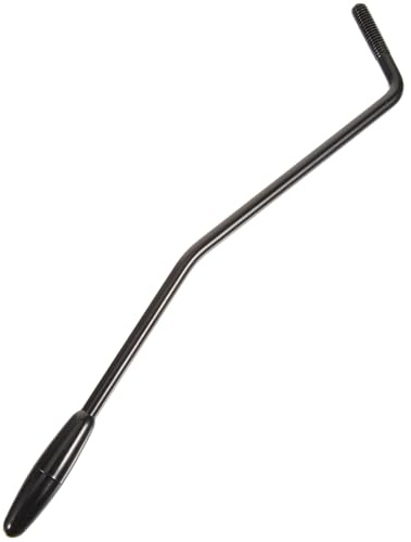 Barra 6mm Negra de Vibrato de Metal para Guitarra Eléctrica | Brazo de Trémolo Punta Plástica, Rosca 5mm, Compatible Guitarra Eléctrica