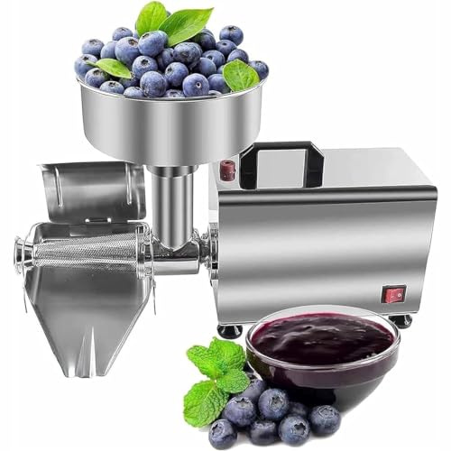 JKJZSALJ Passaverdure Elettrico Professionale E Macchina per Salse, Tritatutto per Pomodori in Acciaio Inox per La Conservazione di Puree E Salse.