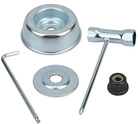 Viabrico Set mit Mutter Kopf für Motorsense FS55 FS55R FS56 FS56RC FS70R FS80 FS85 FS90R FS94 FS100RX