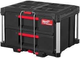 Milwaukee PACKOUT - Cajonera de 2 cajones Milwaukey, Rojo (4932472129)
