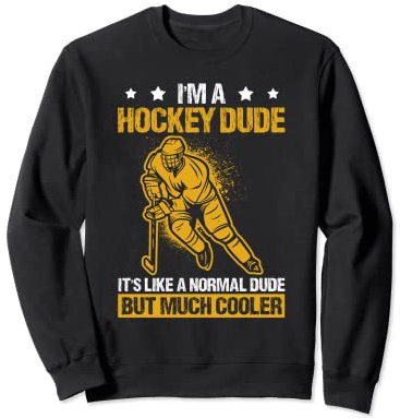 Eishockeyspieler Eissport Stürmer Verteidiger Sweatshirt