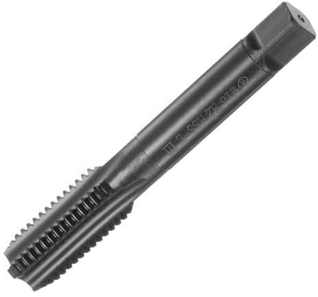 QUARKZMAN Machuelo de Rosca Métrica M18 x 2.5 H2 Recubierto de Nitruro, de Flauta Recta, para Máquina de Fresado de Roscas, Herramienta de Reparación de Roscas