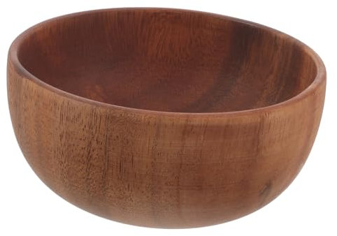 Salatschüssel Aus Holz Große Servierschale Für Obst Leichtgewichtig Und Stabil