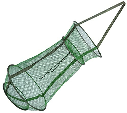 BCOATH Cestino Pieghevole in Nylon Rete Riutilizzabile Per Pesci e Granchi Accessori Resistente e Facile Usare All'aperto