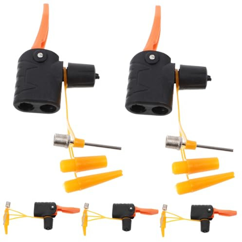 Happyyami Essential 5-teiliges Fahrrad-luftpumpen-Set Mit Selbstschaltendem Düsenventil Und Auslaufsicherem Design