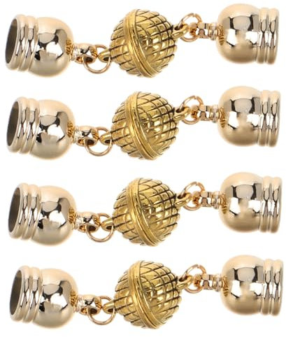 COHEALI Magnetic Jewelry Clasps for Necklace DIY Accessories Strong Secure Magnetic Clasp Connectors Set