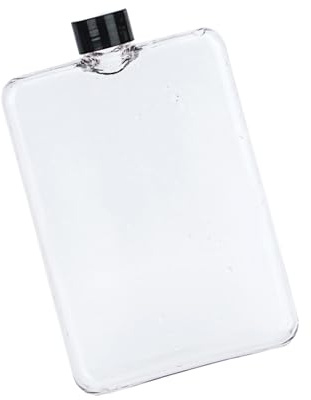 Bottiglia Di Bere Piatte - Bottiglie D'acqua Bottiglia D'acqua Piatta, Bottiglia D'acqua Limpida 500 Ml Portatile | Si Adatta Alla Tasca, Tazza Portatile Trasparente Per Scuola, Sport, Viaggi, D