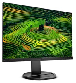 Philips 230B8QJEB Monitor 23 Pulgadas WUXGA, 60Hz, IPS, 5 ms GtG, Adaptive Sync., Altura ajustable, Altavoces (1920x1200, 1x HDMI 1.4, 1x DP 1.2), Negro
