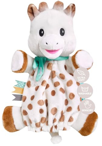 Sophie la Girafe - Doudou marionnette Ultra Douce, 10334, Multicolore