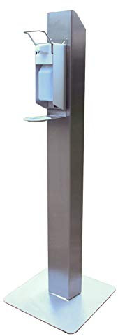 Medi-Inn Hygienetower Desinfektionssäule mit Desinfektionsspender und Tropfschale