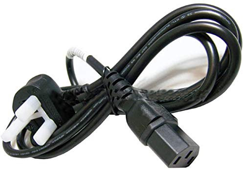 Replacement LG TV Power Lead Cable Cord with 3 Pin Mains UK Plug for 32LG5000 32LG5010 32LH4000 32LH5000 32LX2R 37LC2D 37LC46 37LC55 37LC56