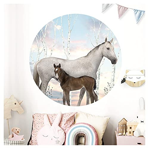 Little Deco Wandtattoo Pferde DL622 M - 60 x 60 cm (BxH)