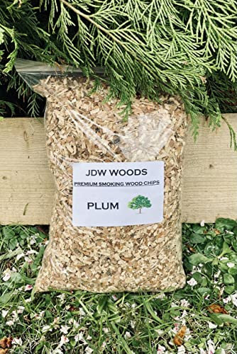 10 Litres PLUM Premium BBQ Smoking Wood Chips Food Smoker Wood Chips Large Bag