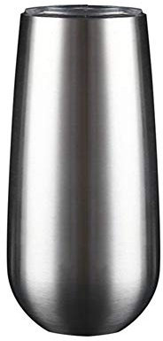 ZXMJYHK Double paroi Vaccum Isolation Coquetier glace Boisson bière Thé eau potable tasses à café chaud Tasse 6OZ Voyage Stemless vin tasse d'eau (Color : A)
