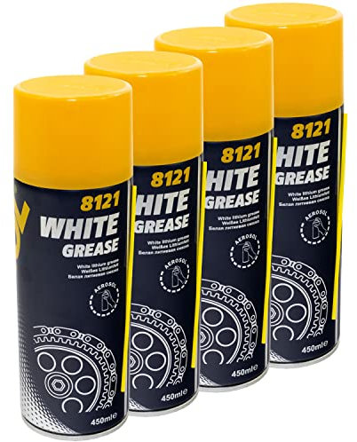 Kettenspray White Grease Sprühfett MANNOL 8121 4 X 450 ml