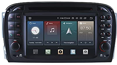 Kompatibel mit: Mercedes Benz SL R230 mit Bose-Soundsystem 7 Touchscreen Android Autoradio GPS Navigation CarPlay