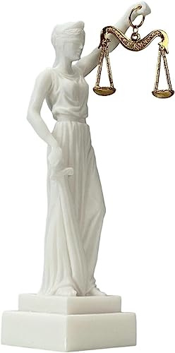 Kleine Themis Griechische Raffrollo Lady of Justice Göttin Statue Skulptur