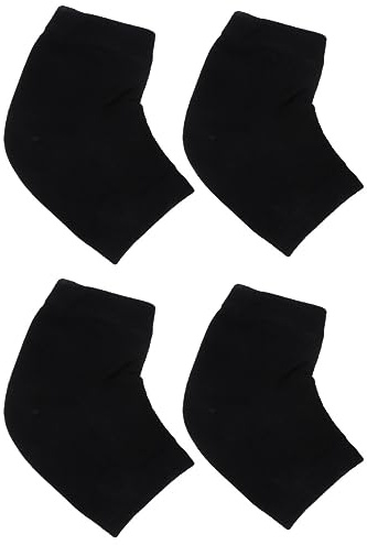 FRCOLOR 2 Paia Manicotto Della Caviglia Del Tallone in Silicone Manicotti Per Talloni Screpolati Protezione Del Tallone in Silicone Cuscino Del Tallone Uomini e Donne Calzini Idratante