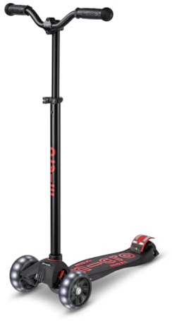 Maxi micro™ Deluxe Pro LED | Das ORIGINAL | Kinder Roller ab 5 Jahren | Premium Kinderroller von 5-7 Jahre | Lenker höhenverstellbar | Kickboard Scooter | 5 6 7 Jahre