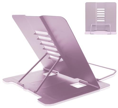 Metall Kochbuchhalter Multifunktional Verstellbar Leseständer, rutschfest Kinder Buchständer für Küche Schule Rezept Lehrbuch Dokument Musikbuch Buchständer