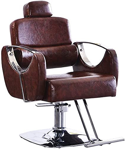 VisEnt Hydraulischer Stuhl für Geschäft oder Zuhause, Friseurstuhl, hydraulischer Liege-Styling-Stuhl für Ausrüstung, Tattoo-Stuhl (420 lbs) (Farbe: Grün 1) (Schwarz 1), praktisch (Rot 2)