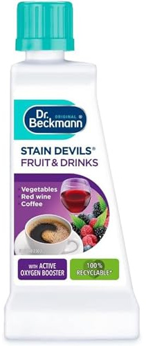 50ml Stain Devils Tea Red Wine Fruit and Juice Stain Remover Powerful Fabric Cleaner for Clothing Carpets and Upholstery Removes Tough Drink and Food Stains Fast Acting Formula