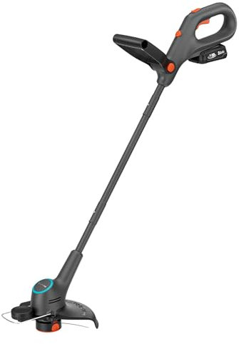 Gardena EasyTrim 25 18V Set Akku-Rasentrimmer, 2-in-1-Funktion, 18V-P4A-Akku, ergonomisch, leicht und wendig, ideal für präzises Kantenschneiden (14704-20)