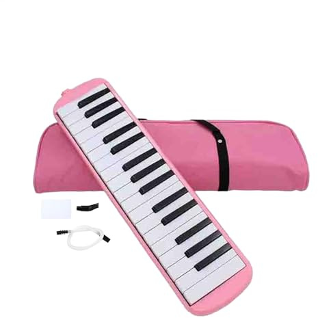 32 Tasten Melodica, Musik Instrument Air Piano Keyboard, Air Piano | Keyboard Soprano Melodica, Kurze Mundstücke Und Tragetasche Für Anfänger Erwachsene Geschenk