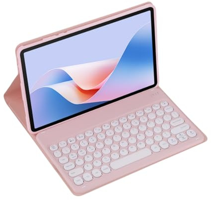 Funda con Teclado para Honor Pad 10 12,1 Pulgadas 2025, Teclado Desmontable Bluetooth inalámbrico con imanes y Soporte para Tableta para Honor Pad 10 12,1 Pulgadas 2025