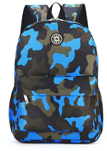 CECOMBINE Boys Backpack - Large School Bag Boy, Nylon Durable Lightweight Waterproof Student Casual Daypack, Kids Backpacks for Boys Campus Outdoor Travel Sports Boys Girls Toddler Primary School