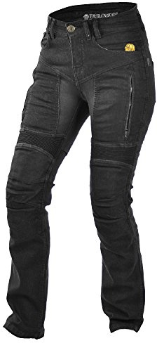 Trilobit Motorrad Damen Jeans,schwarz, 30