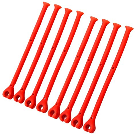 Youning Silikon Weinglas Geschirrspüler Becherhalter Weinglashalter Spülmaschine Weinglas Halterung Glashalter Geschirrspüler weinglashalterung Einstellen Safer Stemware Saver (rot-8pcs)