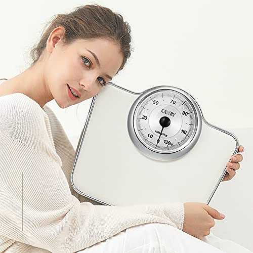 MANY Großes Zifferblatt Mechanische Personenwaage Bis 140 Kg (300 Lb), Professionelle Körperwaage, Hohe Genauigkeit Analoge Waage, Gut Lesbare