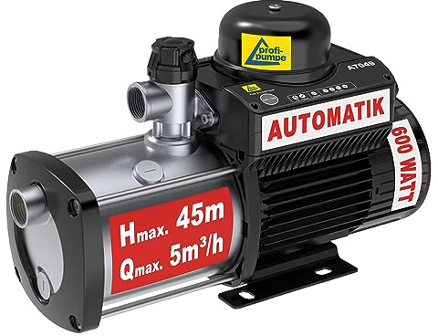 600W Inverter-Hauswasserwerk 5.000l/h 230V Hauswasserautomat Gartenpumpe | 4,5 bar, Förderhöhe bis 45m