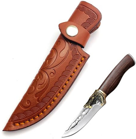 LONGHAO Lederscheide,Messerscheide Leder,Taschenmesser Holster,Lederscheide für Messer,Leder Taschenmesser für Gürtel,für Outdoor-Camping,Grillen,Wandern,Trekking,für Outdoor Camping Jagd Geschenk