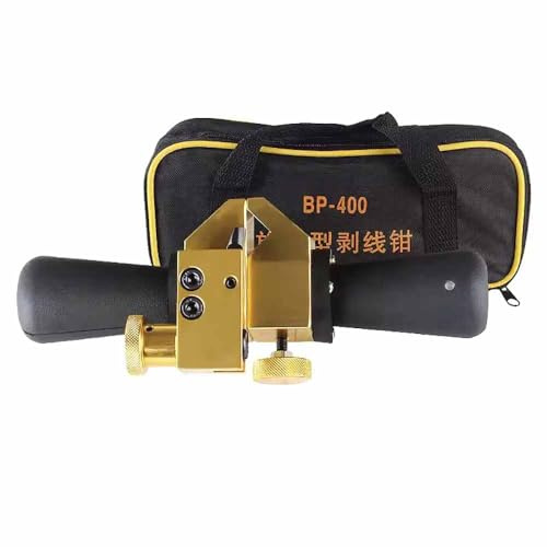LeTkingok Pelacables Giratorio BP-400, Cuchillo de Eliminación de Capas de Máquina Peladora Manual de Aislamiento de Cables Aislados de Alto y Bajo Voltaje