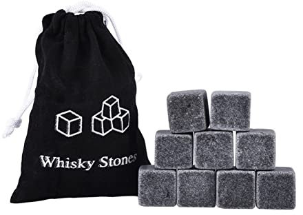 9pcs pietre vino bevande cubetti di ghiaccio riutilizzabili raffreddamento regalo di compleanno per amanti uomini papà pietre regalo